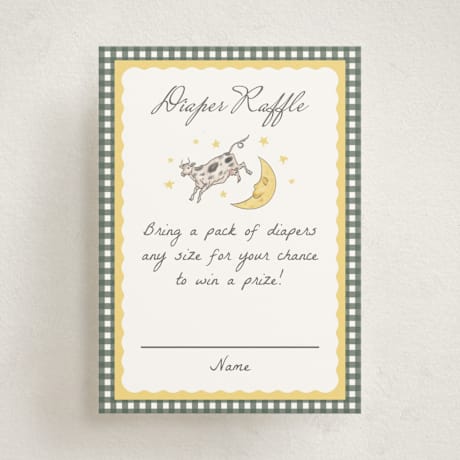 Mini Baby Shower Insert Cards