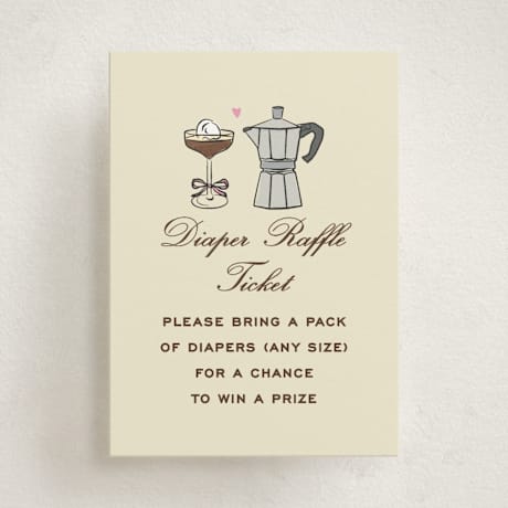 Mini Baby Shower Insert Cards
