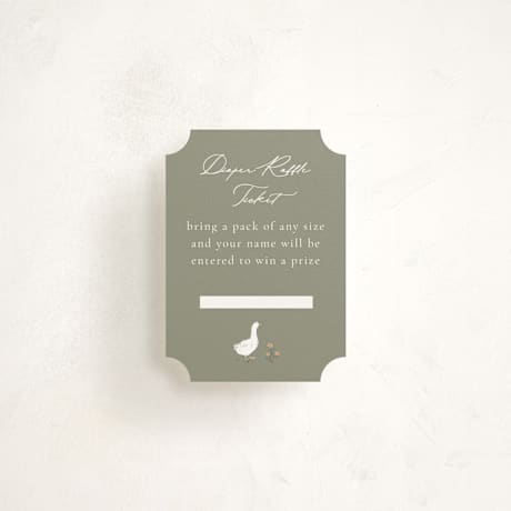 Mini Baby Shower Insert Cards