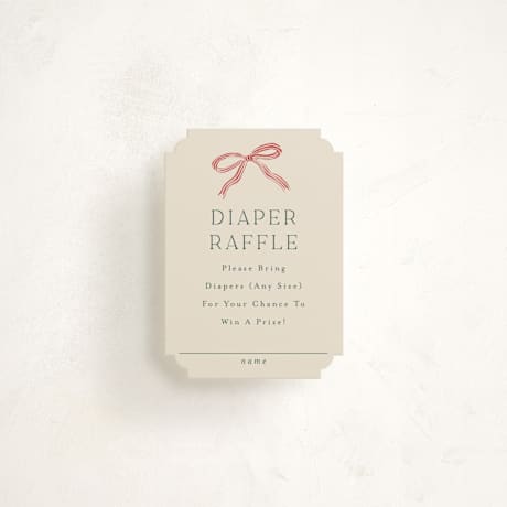 Mini Baby Shower Insert Cards