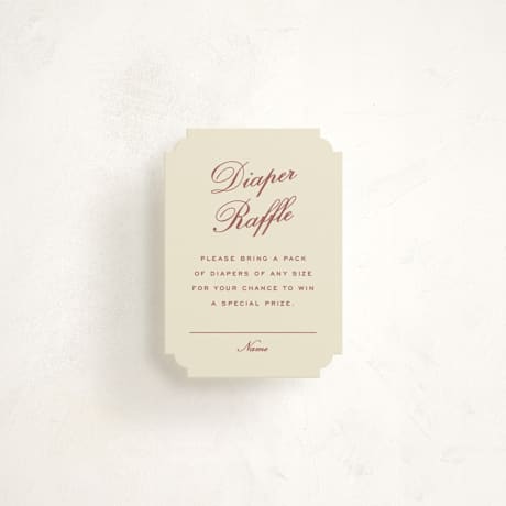 Mini Baby Shower Insert Cards