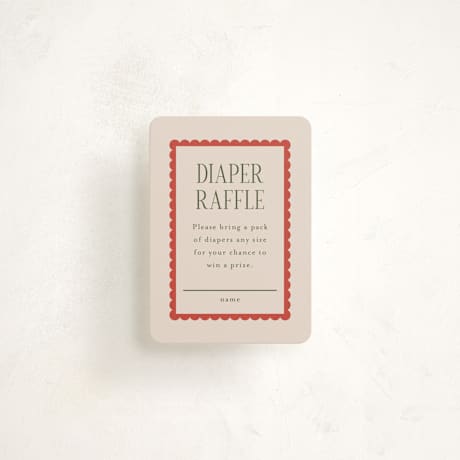 Mini Baby Shower Insert Cards