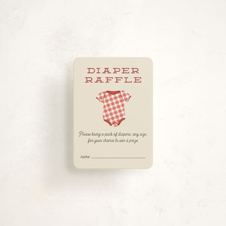 Mini Baby Shower Insert Cards
