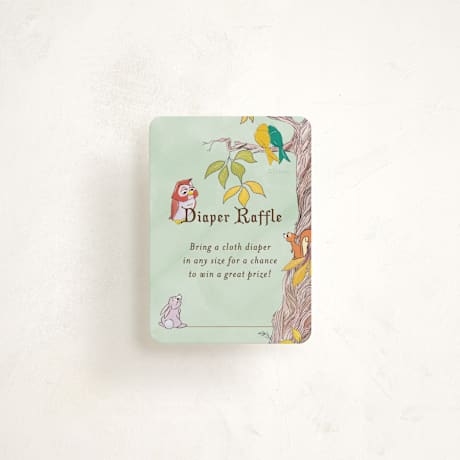 Mini Baby Shower Insert Cards