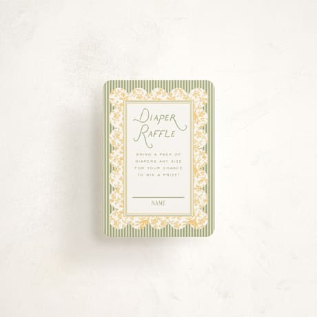 Mini Baby Shower Insert Cards