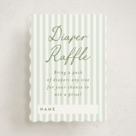 Mini Baby Shower Insert Cards