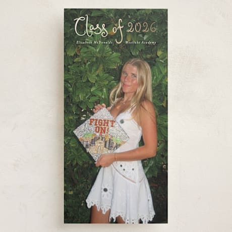 Foil-Pressed Tall Graduation Announcements