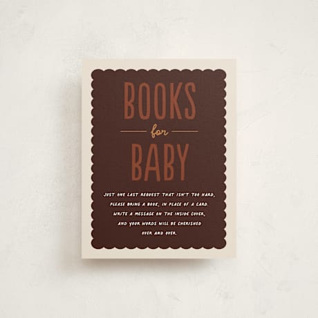 Baby Shower Insert Cards