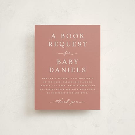 Baby Shower Insert Cards