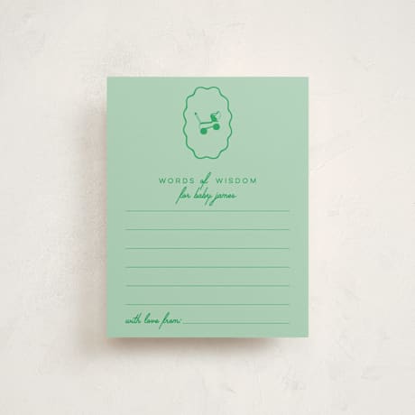 Baby Shower Insert Cards