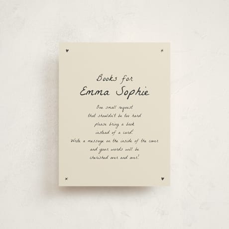 Baby Shower Insert Cards