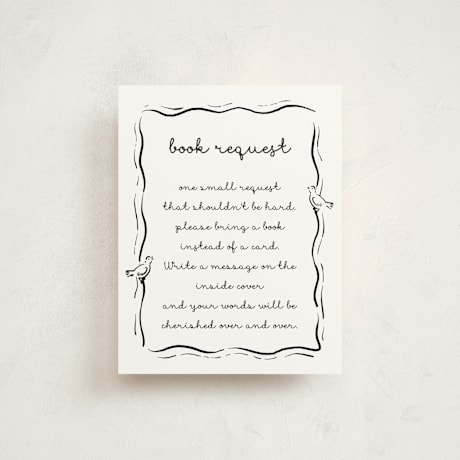 Baby Shower Insert Cards