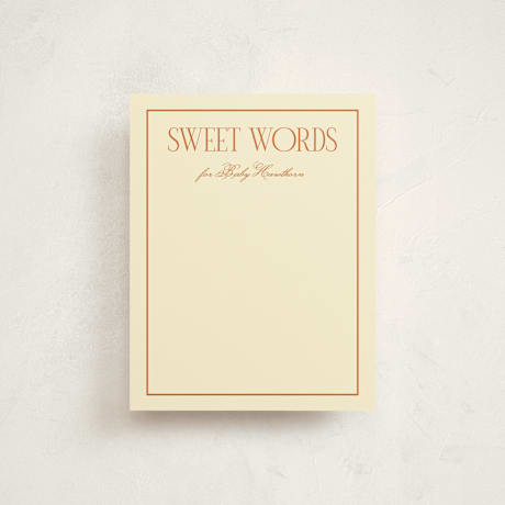 Baby Shower Insert Cards