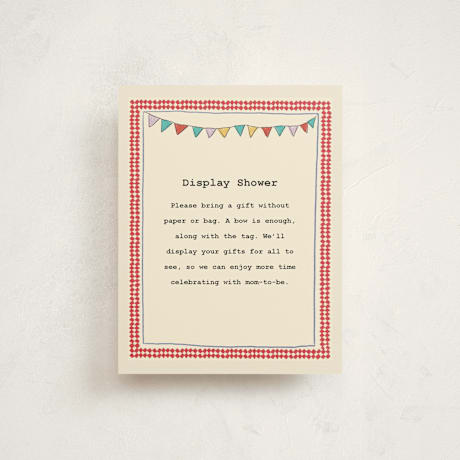 Baby Shower Insert Cards