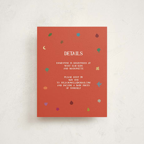 Baby Shower Insert Cards