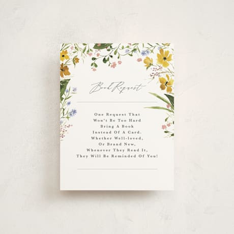 Baby Shower Insert Cards