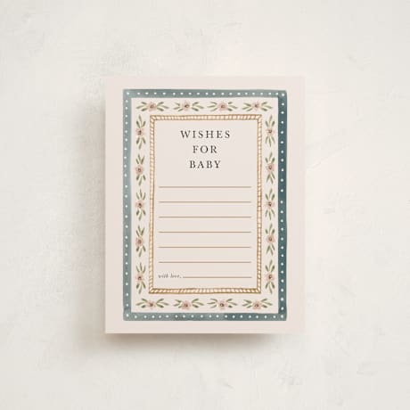 Baby Shower Insert Cards