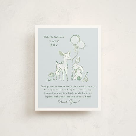 Baby Shower Insert Cards