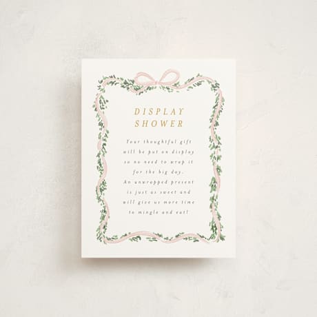 Baby Shower Insert Cards