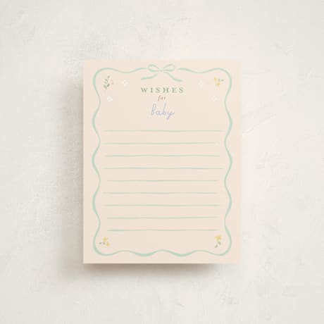 Baby Shower Insert Cards