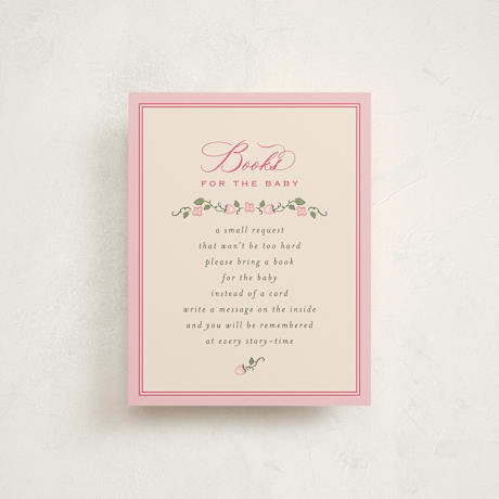 Baby Shower Insert Cards