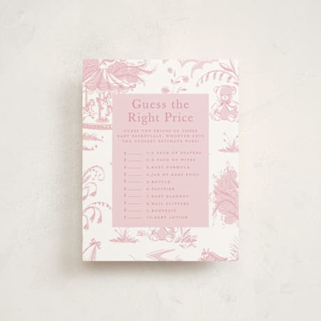 Baby Shower Insert Cards