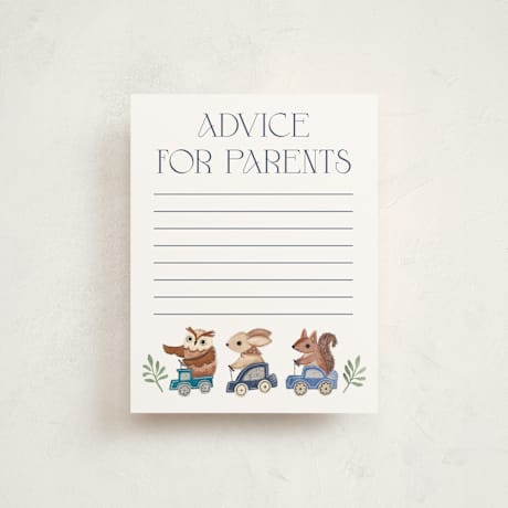 Baby Shower Insert Cards