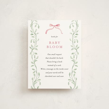 Baby Shower Insert Cards