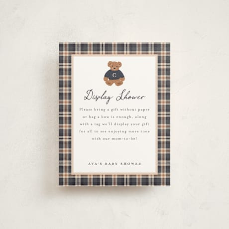 Baby Shower Insert Cards