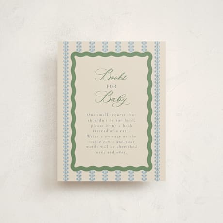 Baby Shower Insert Cards