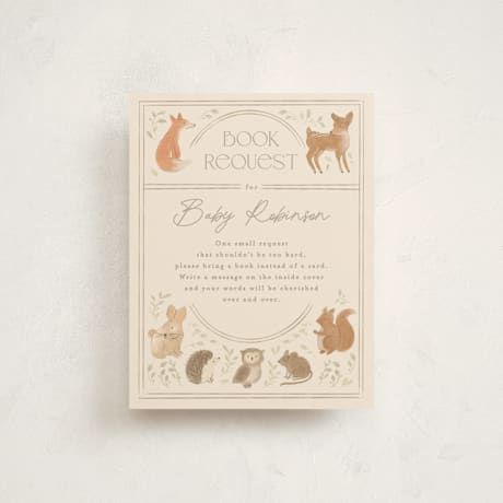 Baby Shower Insert Cards