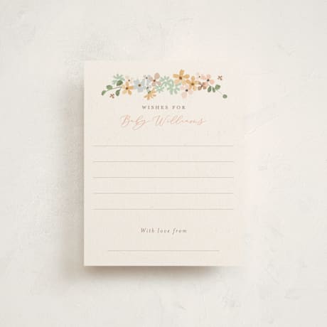 Baby Shower Insert Cards