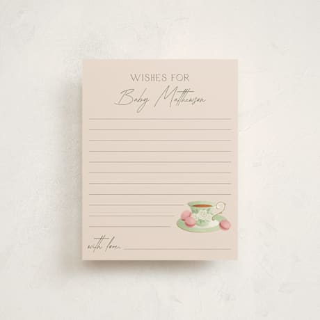 Baby Shower Insert Cards