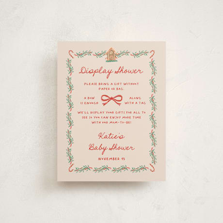 Baby Shower Insert Cards