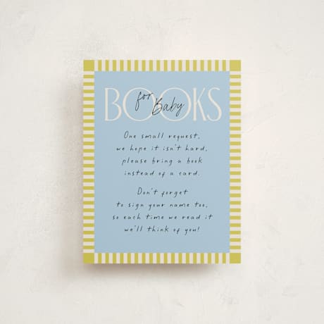 Baby Shower Insert Cards