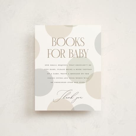 Baby Shower Insert Cards