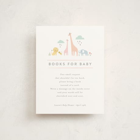 Baby Shower Insert Cards