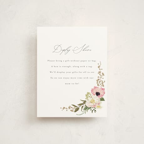 Baby Shower Insert Cards