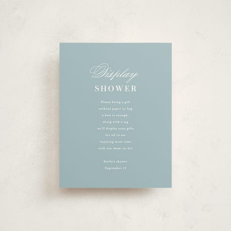 Baby Shower Insert Cards