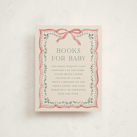 Baby Shower Insert Cards