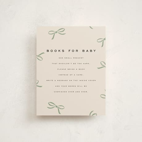 Baby Shower Insert Cards