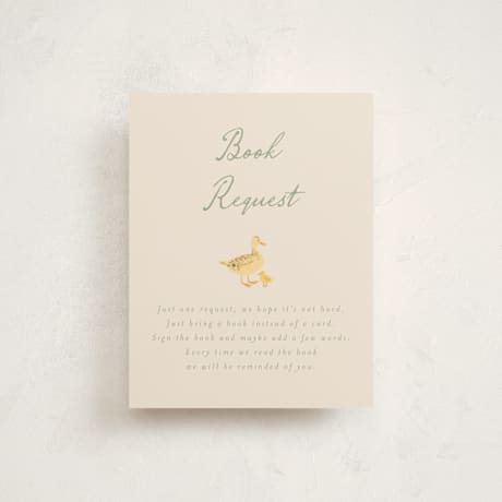 Baby Shower Insert Cards