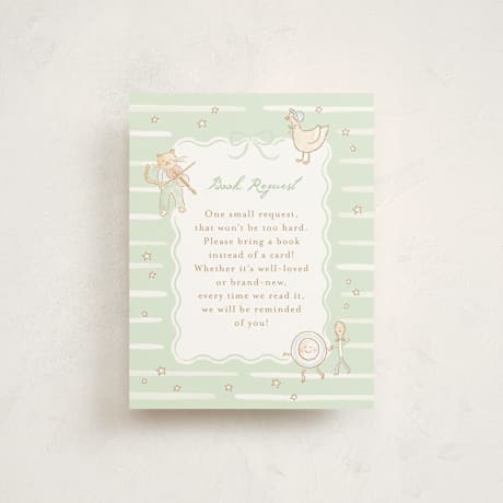 Baby Shower Insert Cards