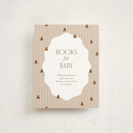 Baby Shower Insert Cards