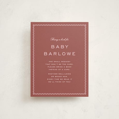 Baby Shower Insert Cards