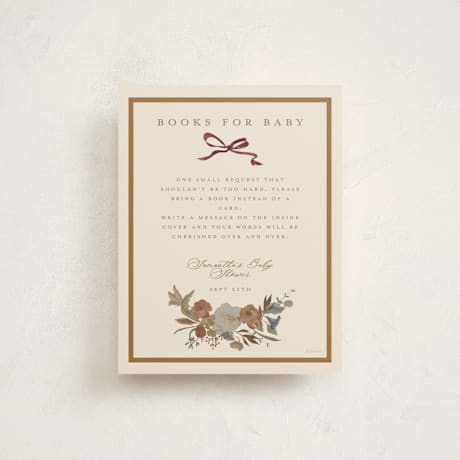 Baby Shower Insert Cards