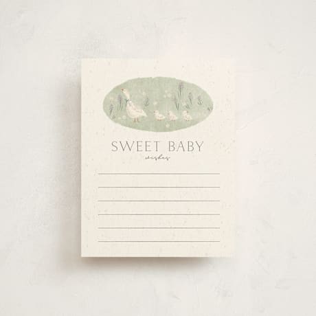 Baby Shower Insert Cards