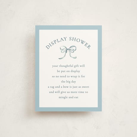 Baby Shower Insert Cards