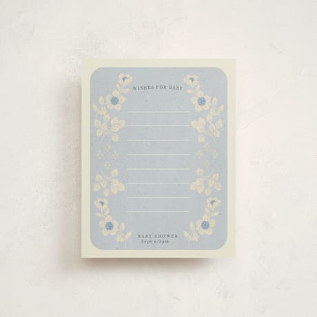 Baby Shower Insert Cards