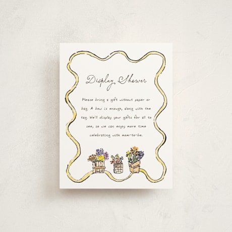 Baby Shower Insert Cards